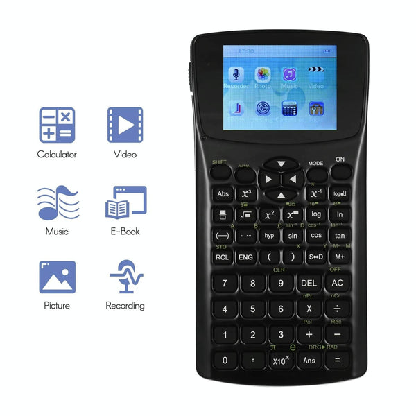 2.4 Inch Anti Peeping Scientific Calculator With Display Sound Recording Radio Music & Video Calculators