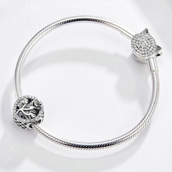 925 Sterling Silver Rose Beads For Diy Jewelry Accessories Charms & Pendants