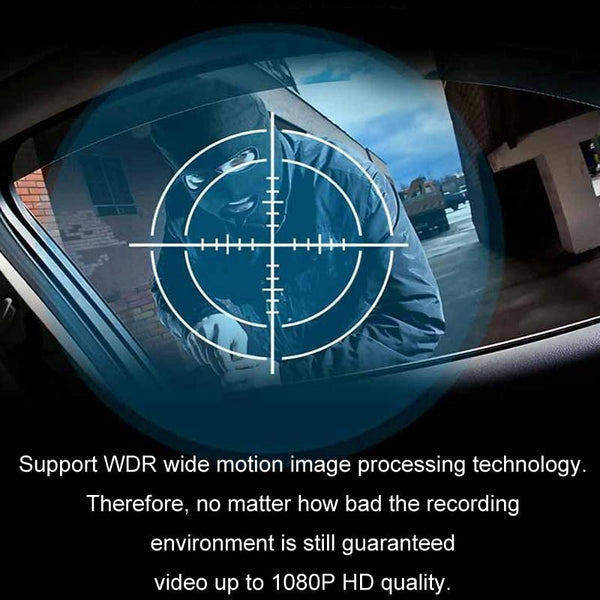 1080P Hd Multi Language Driving Recorder With 3 Lenses Video In Dash Units W/O Gps