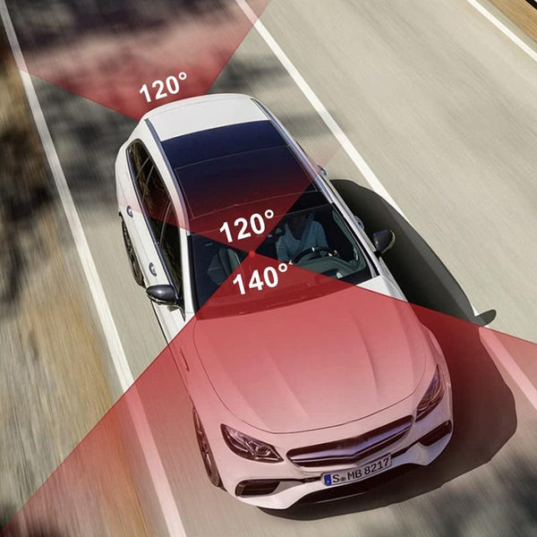 1080P Hd Multi Language Driving Recorder With 3 Lenses Video In Dash Units W/O Gps