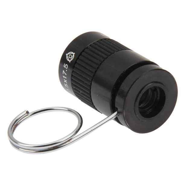 Compact 2.5 X 17.5 Monocular Telescope For Pocket Or Thumb Use Black Binoculars & Monoculars