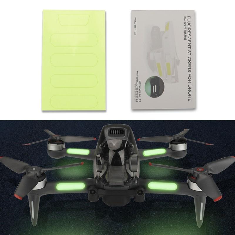 2 Pack Luminous Night Flight Stickers For Dji Fpv Drone Other Camera & Photo Accs