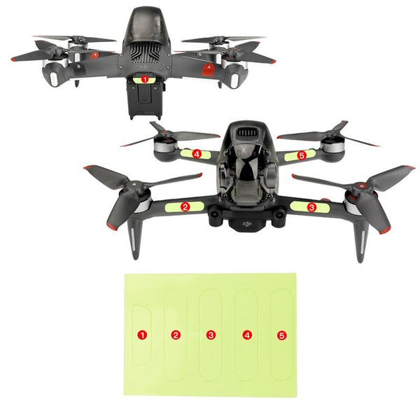 2 Pack Luminous Night Flight Stickers For Dji Fpv Drone Other Camera & Photo Accs