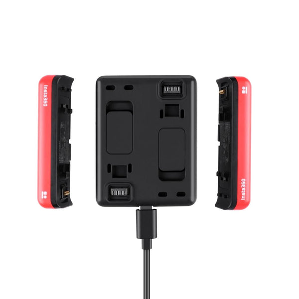 Insta360 One R 4K Panoramic Camera With Fast Charging Base For Audio And Video Chargers & Cradles