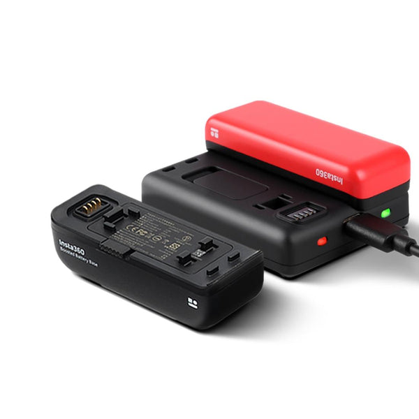 Insta360 One R 4K Panoramic Camera With Fast Charging Base For Audio And Video Chargers & Cradles