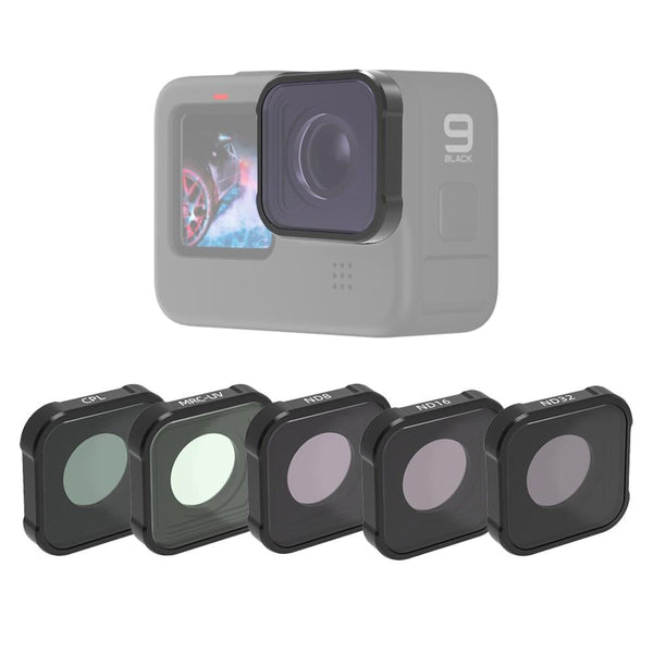 Kb Series Lens Filter Set For Gopro Hero10 / 9 Mcuv Cpl Nd8 32 Camera Drone Accessories