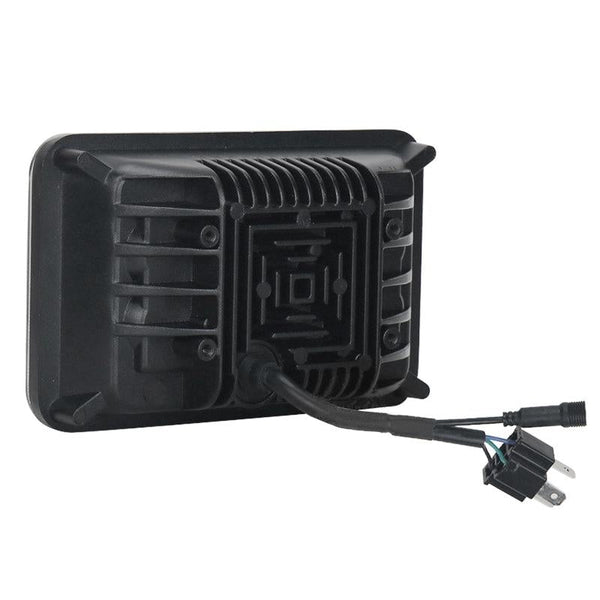 5 Inch 30W Dc 10 30V 7200Lm Ip67 Car Led Turn Signal / Headlight With Angel Eyes Led Car Lights