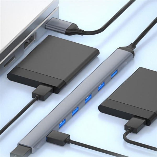 7 Port Usb 3.0 / 2.0 Hub Expansion Dock Station Usb Cables Hubs & Adapters