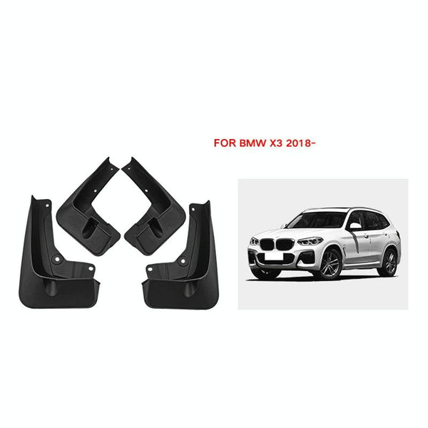 For Bmw X3 2018 2023 4Pcs / Set Car Auto Soft Plastic Splash Flaps Fender Guard Fenders & Mud Guards