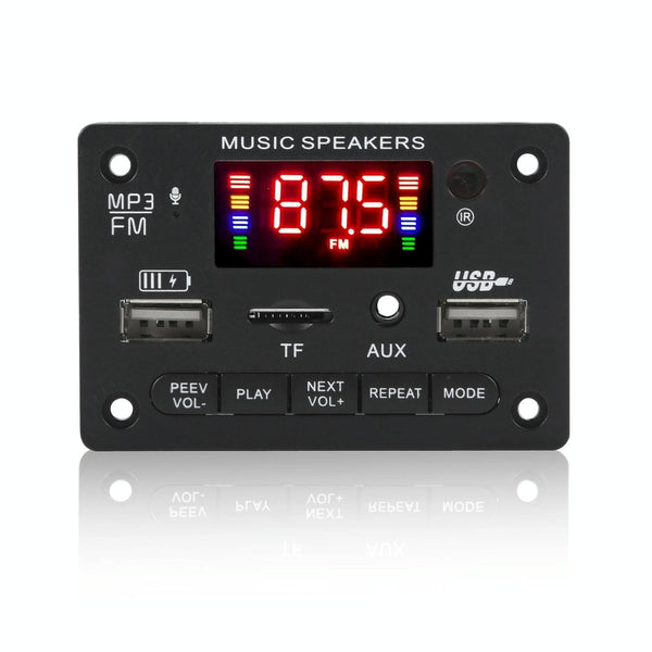 12V Car Mp3 Player Board With Bluetooth Fm Radio Usb Remote Control Recording Ipods & Mp3 Players