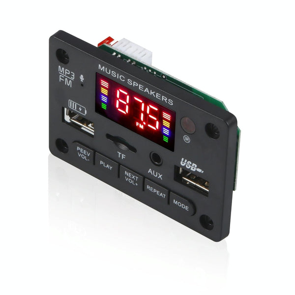 12V Car Mp3 Player Board With Bluetooth Fm Radio Usb Remote Control Recording Ipods & Mp3 Players