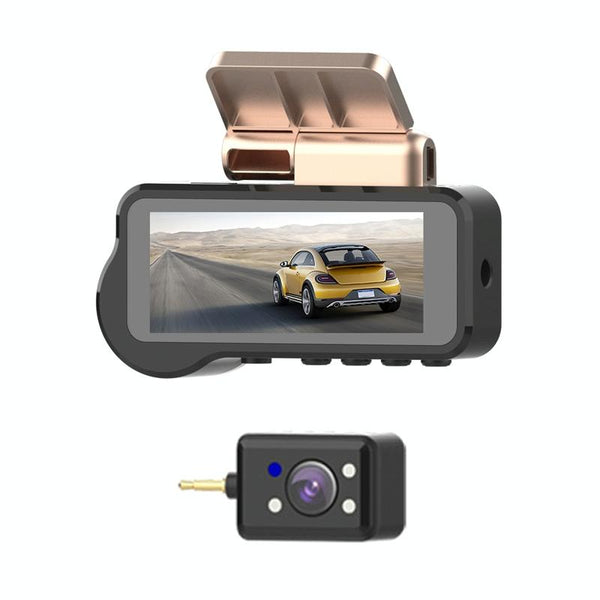1080P Hd Night Vision Wifi Driving Recorder With In Car Camera 3.16 Inch Other Car Video
