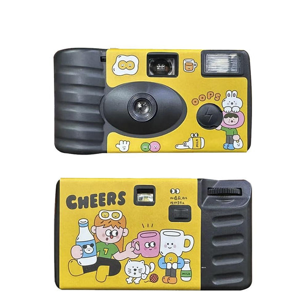 12 Retro Film Camera Waterproof Cartoon Stickers For Audio And Video Use Other Camera & Photo Accs