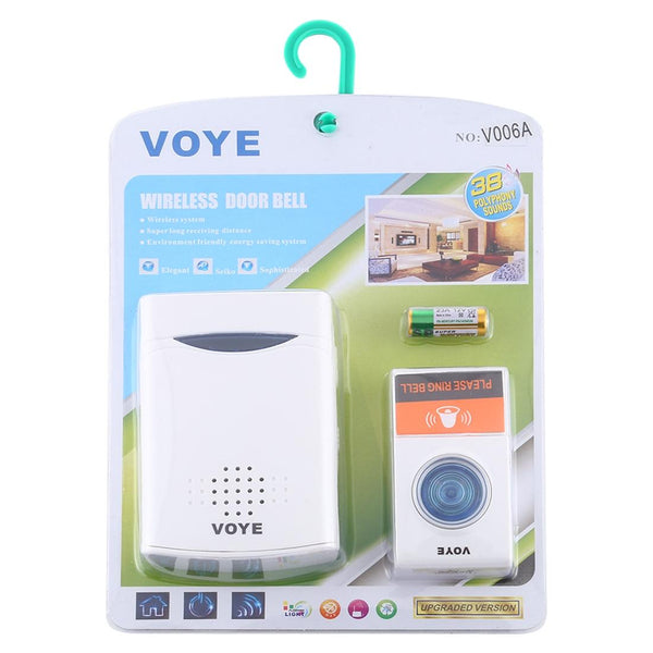 Wireless Doorbell With 38 Sounds And Remote Control Smart Doorbells