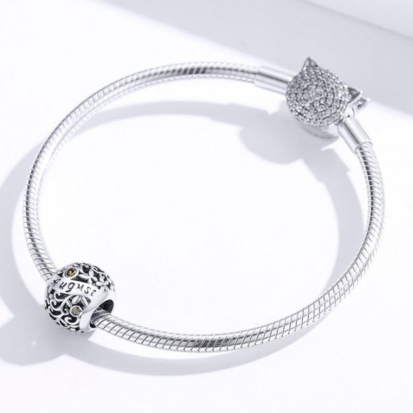 925 Sterling Silver Diy Birthstone Bracelet & Necklace Set August Style Charms & Pendants