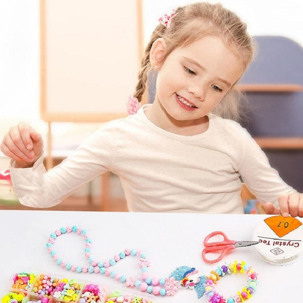 Diy Beaded Jewelry Set For Kids 15 Grids Craft Beads