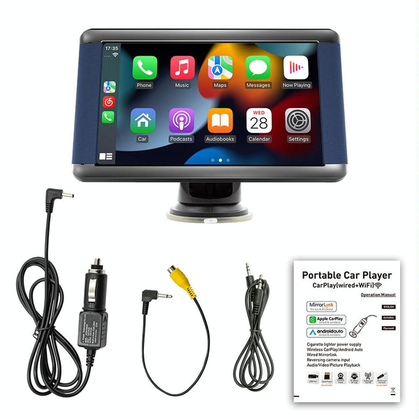 7 Inch Car Mp5 Player With Carplay & Tablet Monitor Rear View Monitors/Cams & Kits