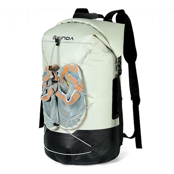Waterproof Outdoor Stream Tracing Backpack Black 16L Light Grey 26L Dry Bags