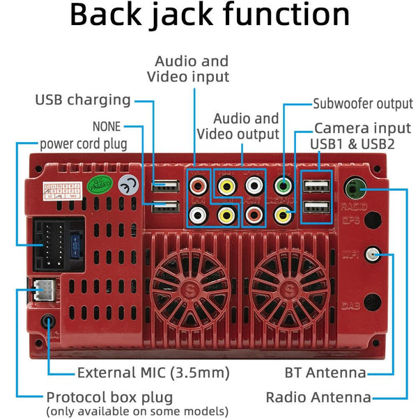 7 Inch Wireless Carplay Mp5 Player Bluetooth / Reverse Mobile Internet Other Car Audio