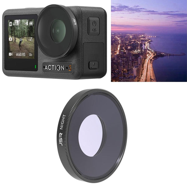 Universal 3 In 1 Lens Filter For Dji Action Camera Camera Drone Accessories