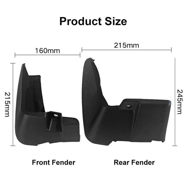 For Subaru Xv 2018 2021 4Pcs / Set Car Auto Soft Plastic Splash Flaps Fender Guard Fenders & Mud Guards