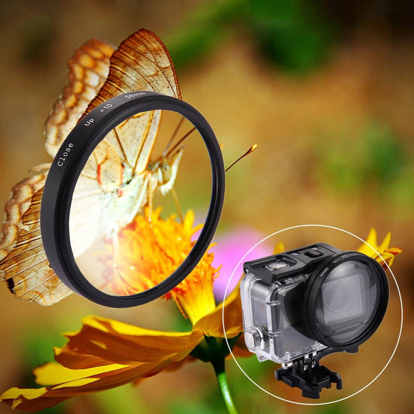 10X Close Up Lens Filter For Gopro Hero7 / 6 5 58Mm Dual Function Camera Drone Accessories