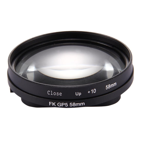10X Close Up Lens Filter For Gopro Hero7 / 6 5 58Mm Dual Function Camera Drone Accessories