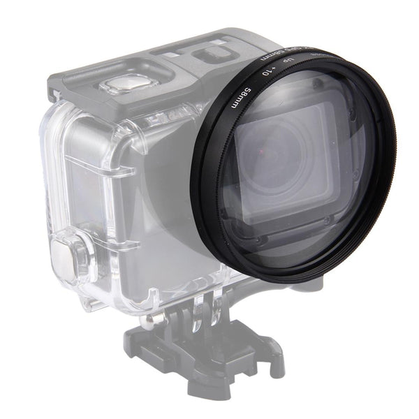 10X Close Up Lens Filter For Gopro Hero7 / 6 5 58Mm Dual Function Camera Drone Accessories