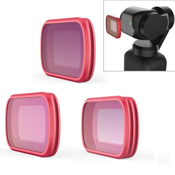 Professional Diving Lens Filter Set For Dji Pocket Cpl / Nd8 Nd16 Camera Drone Accessories