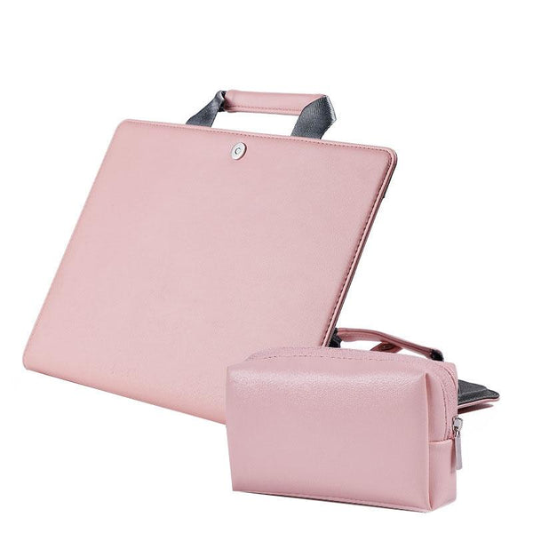 Parallel Deals 15.4 Inch Macbook Pro Protective Tote & Power Bag Pink Laptop Cases & Bags
