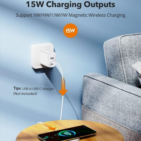 15W Magsafe Wireless Charger For Iphone / Airpods Pro Chargers & Cradles