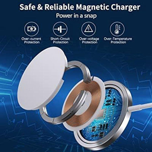 15W Magsafe Wireless Charger For Iphone / Airpods Pro Chargers & Cradles