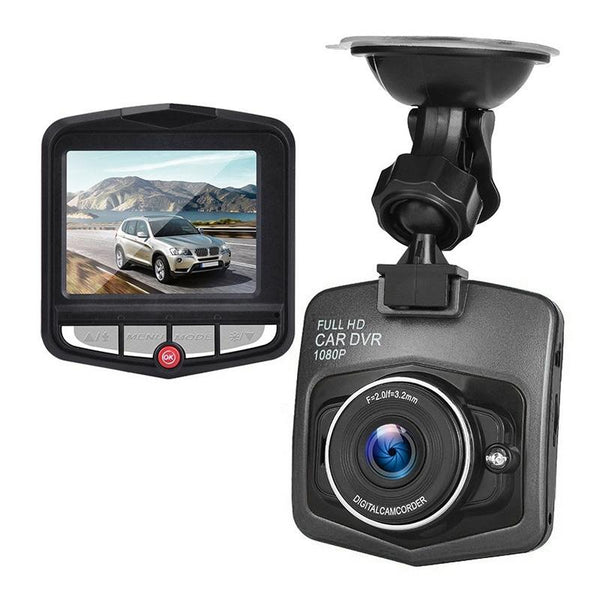 2.4 Car Dvr With Parking Monitoring & Loop Recording Black Rear View Monitors/Cams & Kits
