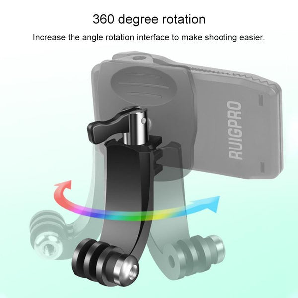 Parallel Deals 360 Degree J Type Backpack Mount For Gopro Dji And Action Cameras Other Camera & Photo Accs