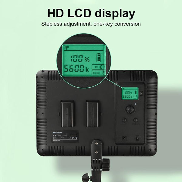 600 Led Flat Fill Light With Remote & Display Ttv Other Lighting & Studio