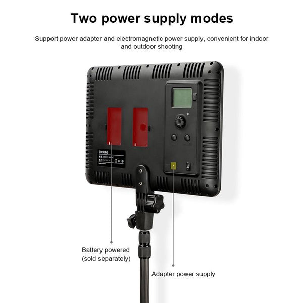600 Led Flat Fill Light With Remote & Display Ttv Other Lighting & Studio