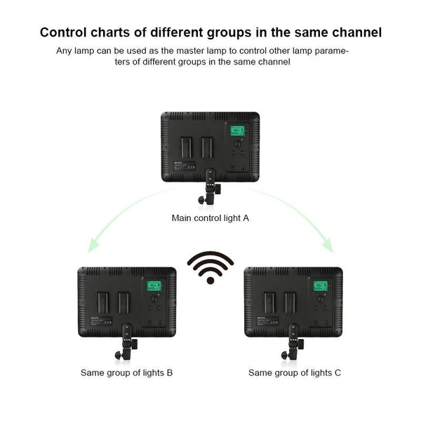 600 Led Flat Fill Light With Remote & Display Ttv Other Lighting & Studio