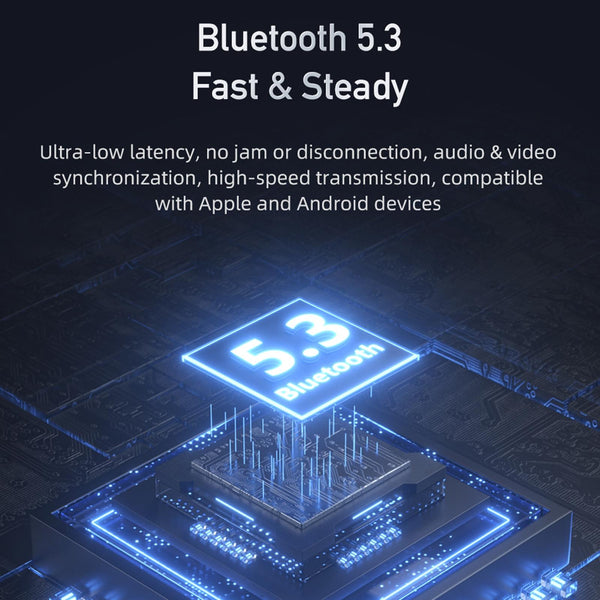 Wireless Gaming Bluetooth T52 Black Earbuds