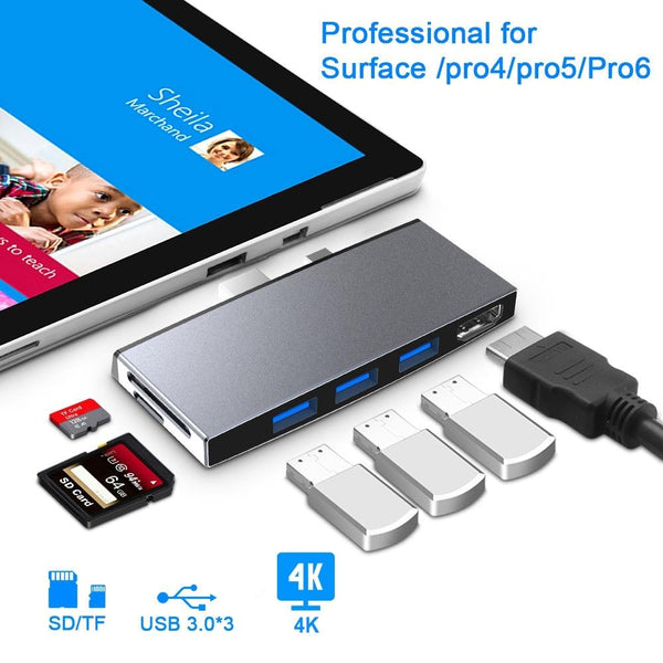 6 In 1 Usb 3.0 Hdmi Sd Tf Hub Adapter Usb Cables Hubs & Adapters