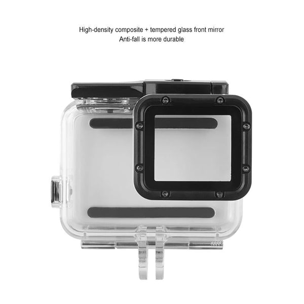 Waterproof Touch Back Cover For Gopro Hero7 White Silver Audio Video Accessory Camera Cases Bags & Covers