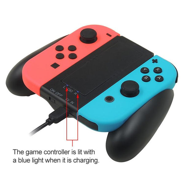Joy Con Controller Grip With Charger Compact And Convenient Controllers & Attachments