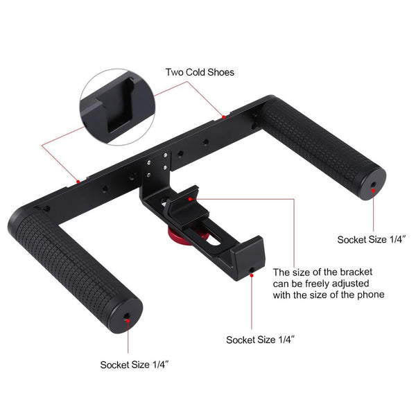 Smartphone Video Rig For Vlogging And Filmmaking Stabilizer Iphone Galaxy Huawei Xiaomi Htc Lg Google More Other Mobile Accessories