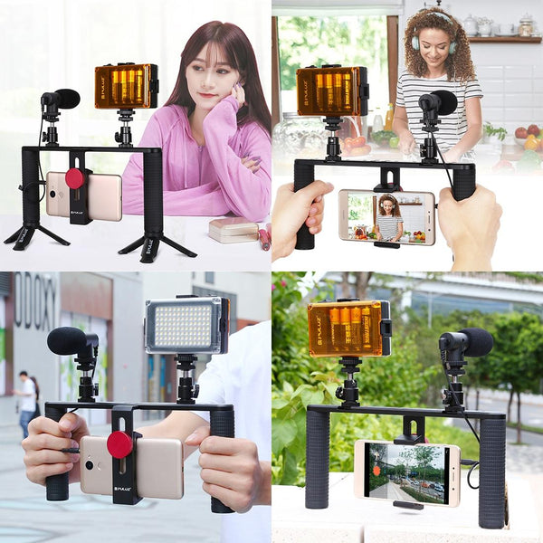 Smartphone Video Rig For Vlogging And Filmmaking Stabilizer Iphone Galaxy Huawei Xiaomi Htc Lg Google More Other Mobile Accessories
