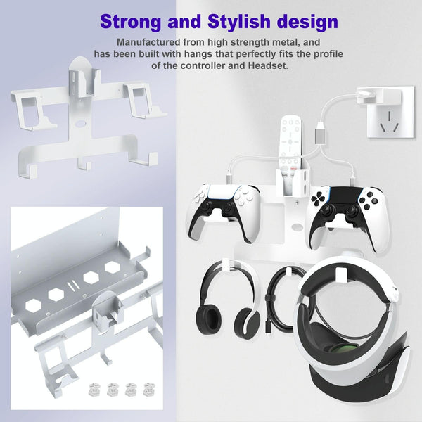 Jys Helmet Headset Storage Rack For Ps5 / Vr2 Series Other Video Game Accessories