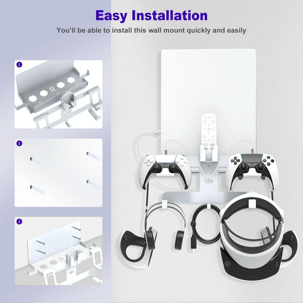 Jys Helmet Headset Storage Rack For Ps5 / Vr2 Series Other Video Game Accessories