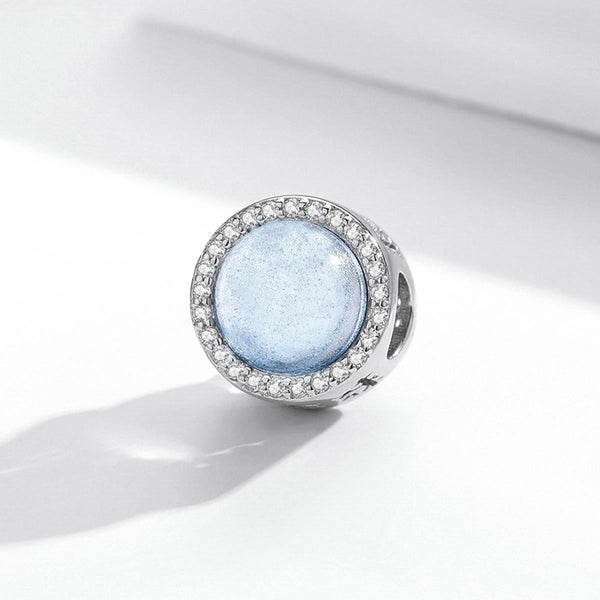 925 Sterling Silver Christmas Night Snow Scene Beads For Diy Bracelet Or Necklace Charms & Pendants