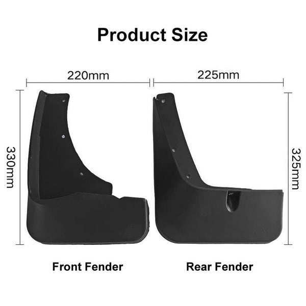 For Mitsubishi Outlander 2013 2014 4Pcs / Set Car Auto Soft Plastic Splash Flaps Fender Guard Fenders & Mud Guards