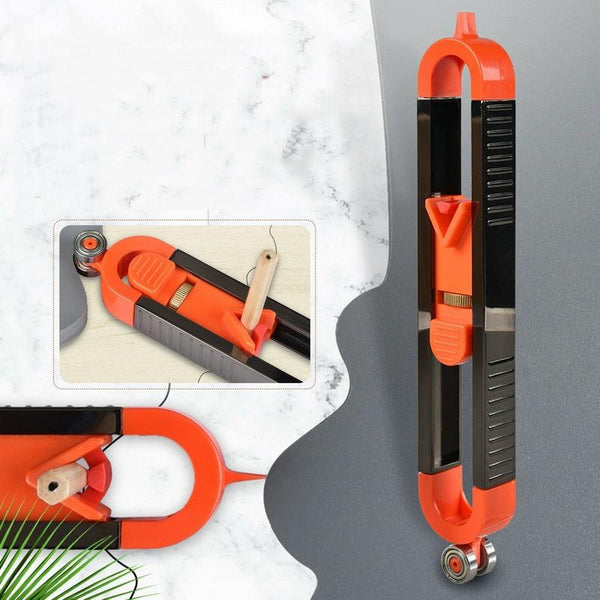 Locking Contour Gauge For Precise Profile Scribing Woodcarving Hand Tools