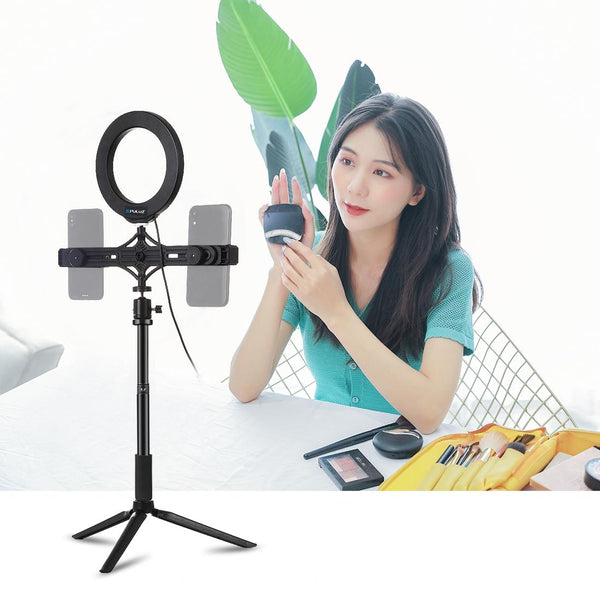 Live Broadcast Phone Bracket And Tripod Mount With Extension Rod Led Ring Light Kit Tripods & Monopods