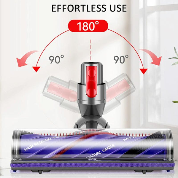 Soft Velvet Roller Direct Drive Brush Head For Dyson Vacuum V7 / V8 V10 V11 Vacuum Cleaner Parts